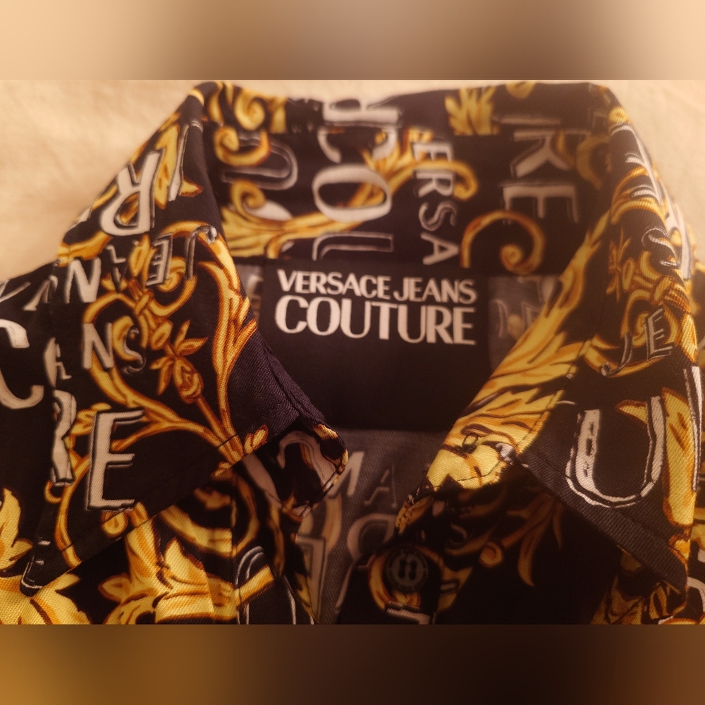 NWOT Logo Baroque VERSACE Cropped Shirt Jacket Bolero XS, S / 40 Barocco Print - Picture 4 of 13
